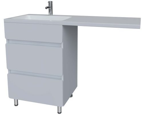 Тумба под раковину Stella Polar Корделия SP-00001040 60х48х86 цвет белый