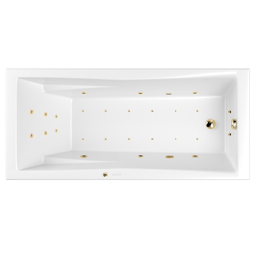 Ванна акриловая гидромассажная Whitecross PALACE 0104.180080.100.ULTRA.GL 180х80 пристенная прямоугольная с каркасом