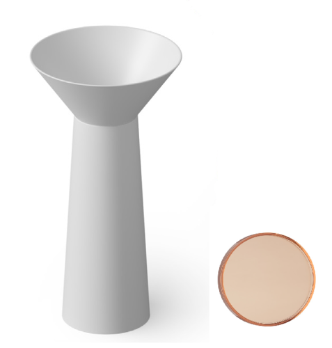 Раковина Dea Design Pedestal Basin 48 см DD2022 480 R9 напольная цвет коричневая медь