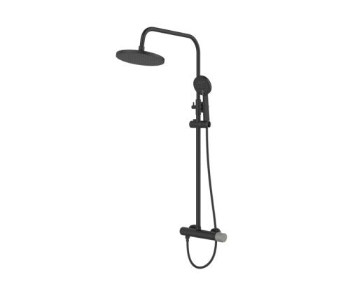 Душевая стойка Bronze de Luxe 24612BG настенная цвет черный