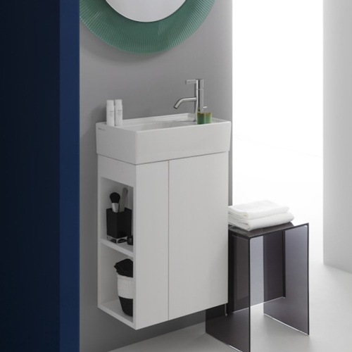 Раковина Laufen Kartell 46 см 8.1533.4.000.111.1 накладная цвет белый