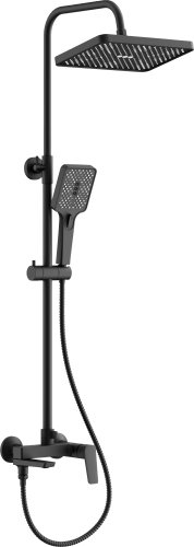 Душевая стойка BELZ B715 B24715-7 настенная цвет черный