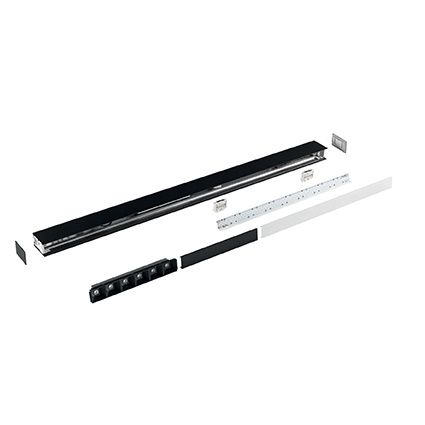 Линейный подвесной светодиодный светильник Ideal lux Fluo Bi-Emission (Флуо Би-Емиссион) Fluo Bi-Emission 1200 4000K Aluminum - фото 2