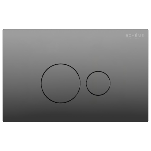 Клавиша смыва механическая Boheme 668-SGM цвет графит глянцевый