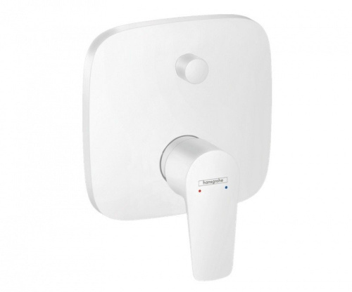 Смеситель Hansgrohe 71745700 встраиваемый белый матовый без термостата