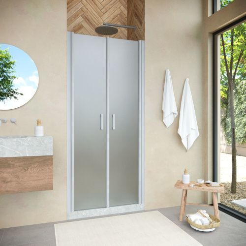 Душевая дверь Vegas-Glass E2P NOVO E2P NOVO h2000 120 07 10 120х200 стекло матовое профиль хром