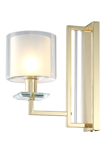 Бра Crystal Lux Nicolas (Ницолас) Nicolas AP1 Gold/White