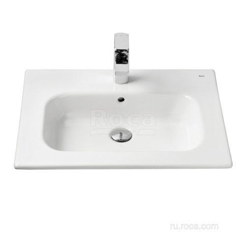 Раковина Aquaton VICTORIA NORD 732799 накладная цвет белый 1 отверстие под смеситель