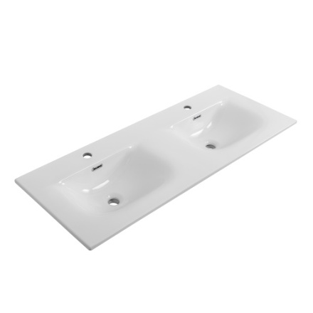 Раковина керамическая Cezares MOLVENO CZR-8099-120-2 121х46 подвесная цвет белый глянцевый