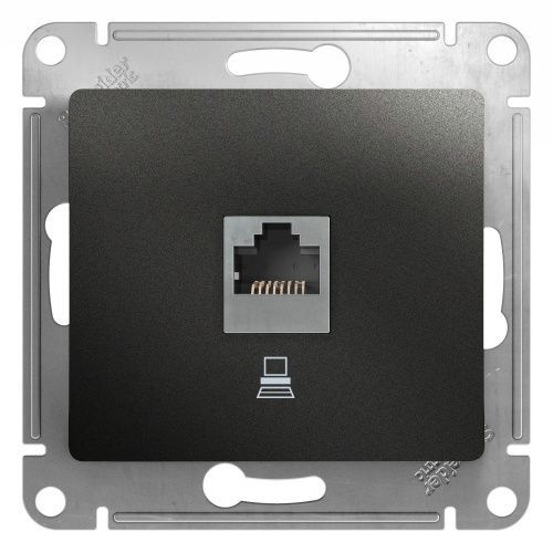 Розетка компьютерная RJ45 Systeme Electric Glossa (Глосса) GSL000781K