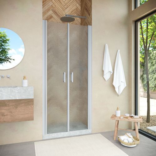 Душевая дверь Vegas-Glass E2P NOVO E2P NOVO h2000 120 07 02 120х200 стекло рифленое профиль хром