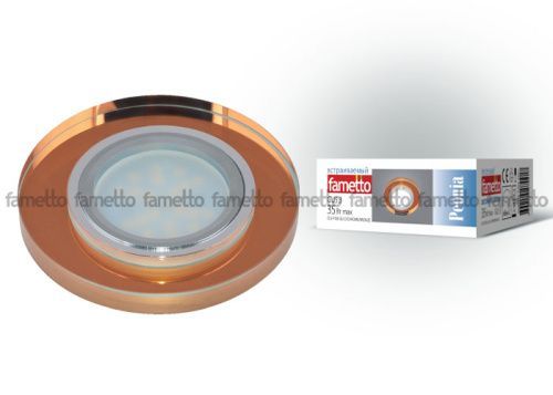 Светильник встраиваемый Fametto Peonia (Пеониа) DLS-P106 GU5.3 CHROME/BRONZE