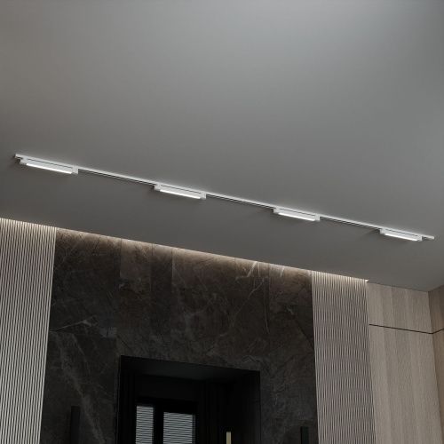 Трековая система со светильниками №1 однофазная накладная Hesby Lighting Skylite (Скылите) HSBL_kompl_S001_NI4W3K