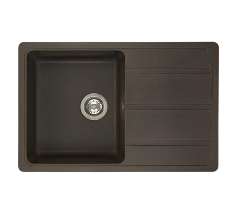 Мойка кухонная Aquaton Аманда 1A712832AD280 78х51 цвет кофе