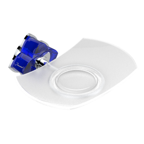 Мыльница THG Ptale de cristal bleu U6B-A02-500
