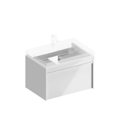 Тумба под раковину Kerama Marazzi MODULA MO.70.1+1\WHT 68х47х42 подвесная цвет белый
