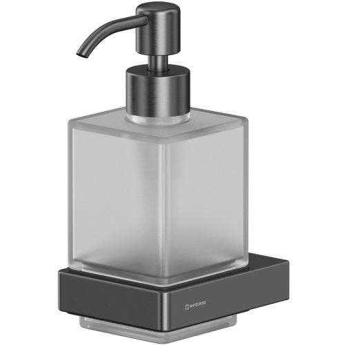 Дозатор Whitecross Cubo gunmetal CU2440GM