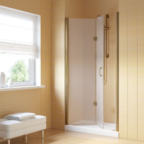 Душевая дверь Vegas-Glass GPS LUX GPS LUX 85 05 10 L 85х200 стекло матовое профиль бронза