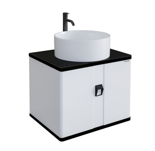 Тумба под раковину Grossman Норма 106016 60х50х45 подвесная цвет белый