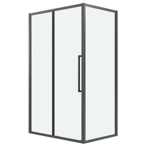 Душевой уголок Grossman Cosmo 120.K33.02.1410.42.00 140х100 стекло прозрачное профиль графит без поддона