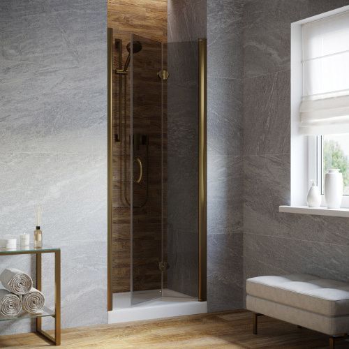 Душевая дверь Vegas-Glass GPS LUX GPS LUX 85 05 07 R 85х200 стекло тонированное профиль бронза