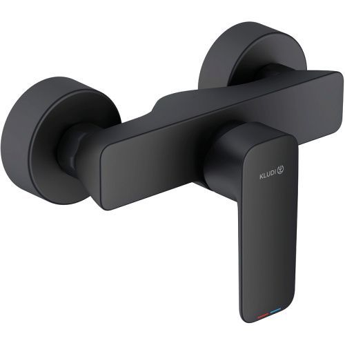 Смеситель Kludi Pure&Style 408413975 настенный черный