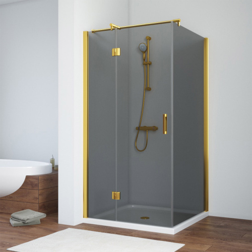 Душевой уголок Vegas-Glass AFP-Fis TUR+NOVO AFP-Fis TUR NOVO h1890 120*90 09 07 L 120х90 стекло тонированное профиль золото глянцевое