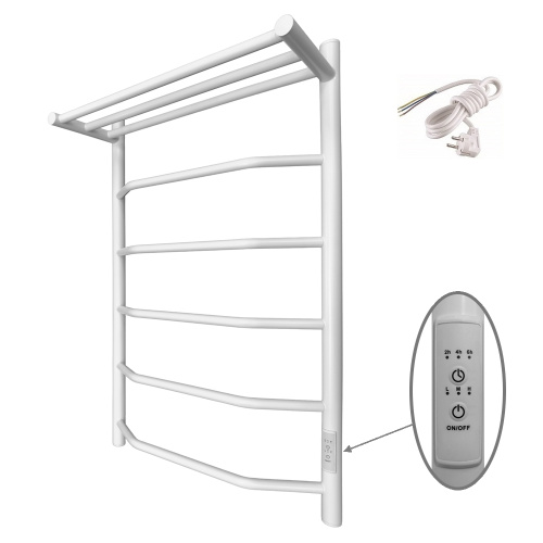 Полотенцесушитель Маргроид Вид 6 06-8050-1051-9016R 53х81 электрический белый матовый