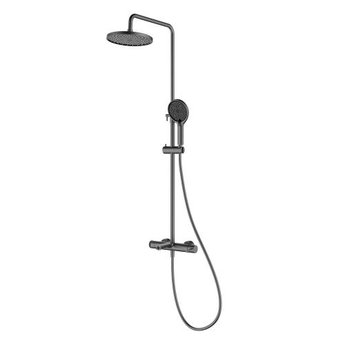 Душевая стойка Raglo R32.24.09 настенная цвет графит