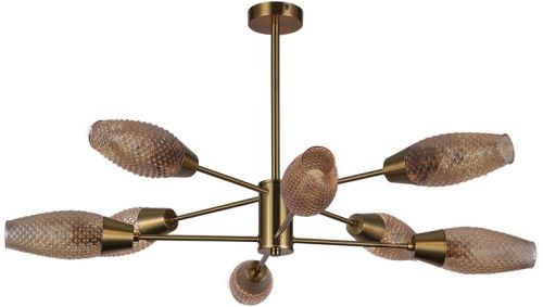 Люстра на штанге Escada Desire (Десире) 10165/8PL Copper