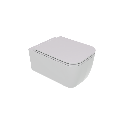 Чаша унитаза подвесная GSG Ceramic Design Brio BRWCSO019 цвет серый без сиденья безободковая каскадный смыв