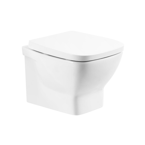 Унитаз подвесной BelBagno LAGO BB128CH/BB128SC белый с сиденьем микролифт безободковый каскадный смыв