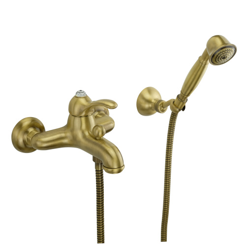 Смеситель для ванны Migliore LEM SWAROVSKI 18874 настенный бронза