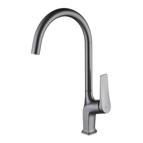 Смеситель для кухни LeMark Bronx LM3705GM на мойку графит без термостата