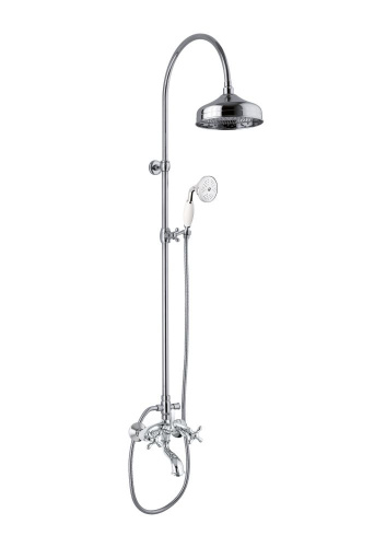Душевая колонна Fiore Margot 26CR0615 настенная цвет хром Душевая колонна Fiore Margot 26CR0615 настенная цвет хром