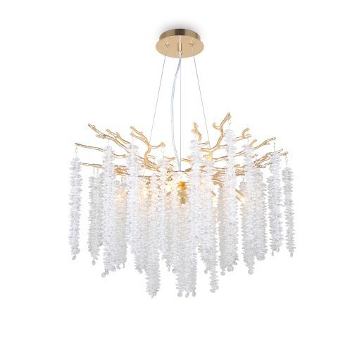 Светильник подвесной Freya Mineral Crystal FR1010PL-08G