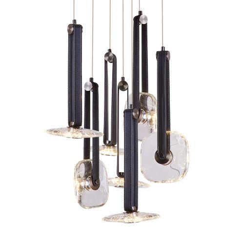 Светильник подвесной Delight Collection OD2553-7 black/clear