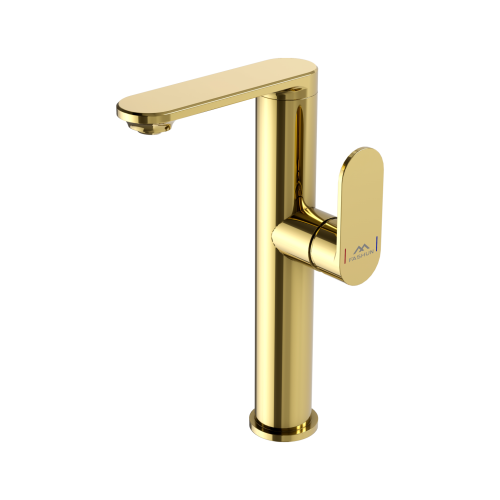 Смеситель для раковины Fashun A8985-35 на столешницу золото