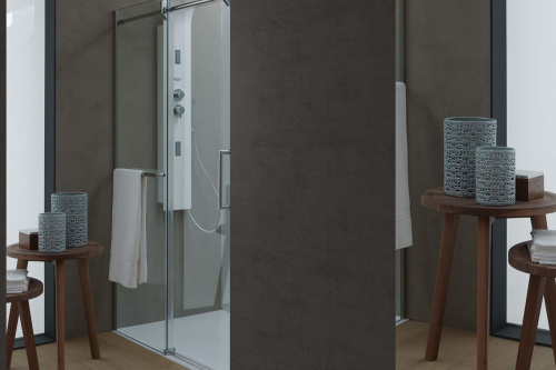 Душевая дверь Kolpa-San VIRGO 513140 120х200 стекло прозрачное профиль серебро