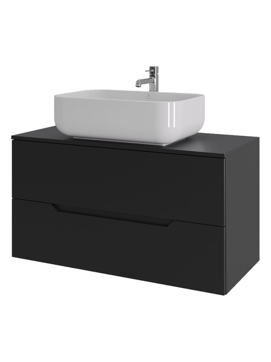 Тумба с раковиной Orange Line Li-100TubMDF+B03-600W 100х50 - фото 2