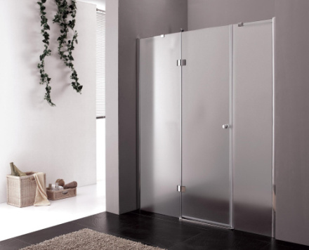 Душевая дверь Cezares VERONA VERONA-W-B-13-60+60/60-P-Cr-L 180х195 стекло рифленое профиль хром глянцевый