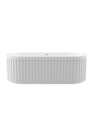 Ванна из искусственного камня Solid Surface BelBagno BOHEME BB-BOHEME-170-75-55-SSB 170х75 отдельностоящая овальная