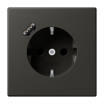 Розетка 2K+З USB Typ A Jung Les Couleurs Le Corbusier (Лес Цоулеурс Ле Цорбусиер) LC1520-18A259