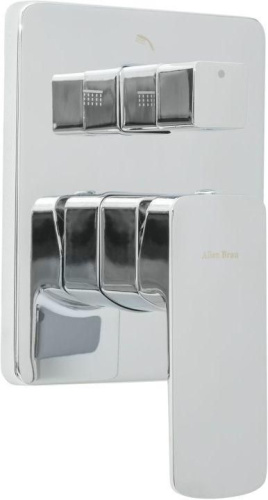 Смеситель для ванны с душем Allen Brau Infinity 5.21014-00 встраиваемый в стену хром без термостата