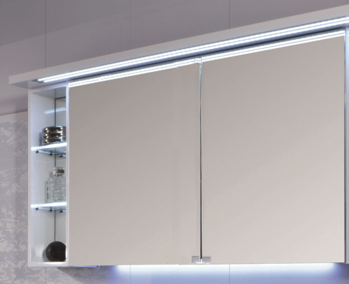 Зеркало-шкаф Puris Crescendo S2A43926L(161) 90х15х67 подвесной цвет белый