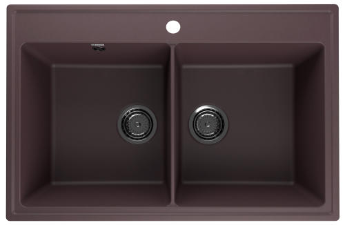 Кухонная мойка Ulgran Quartz Ruma 780-06 78х51 цвет трюфель
