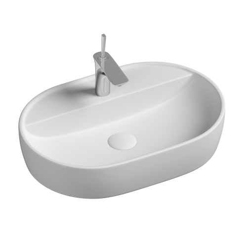 Раковина Ceramica Nova ELEMENT 60 см CN6035 накладная цвет белый