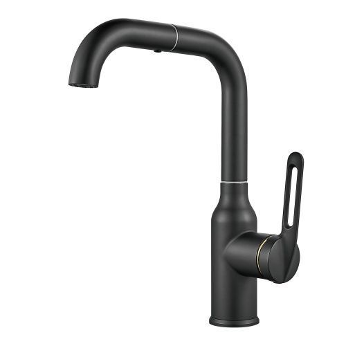 Смеситель Raffine F201H на раковину черный