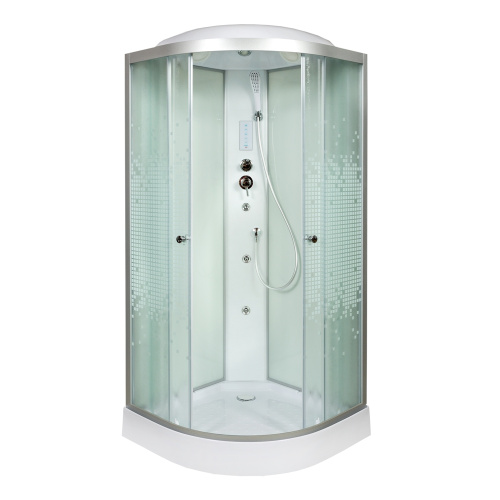 Душевая кабина AvaCan L901GM+EL 100х100 четверть круга