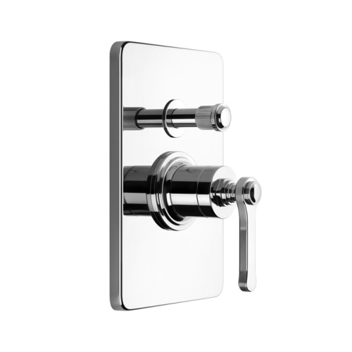 Смеситель для душа Gessi Venti20 65079#031 встраиваемый в стену хром (внешняя часть)